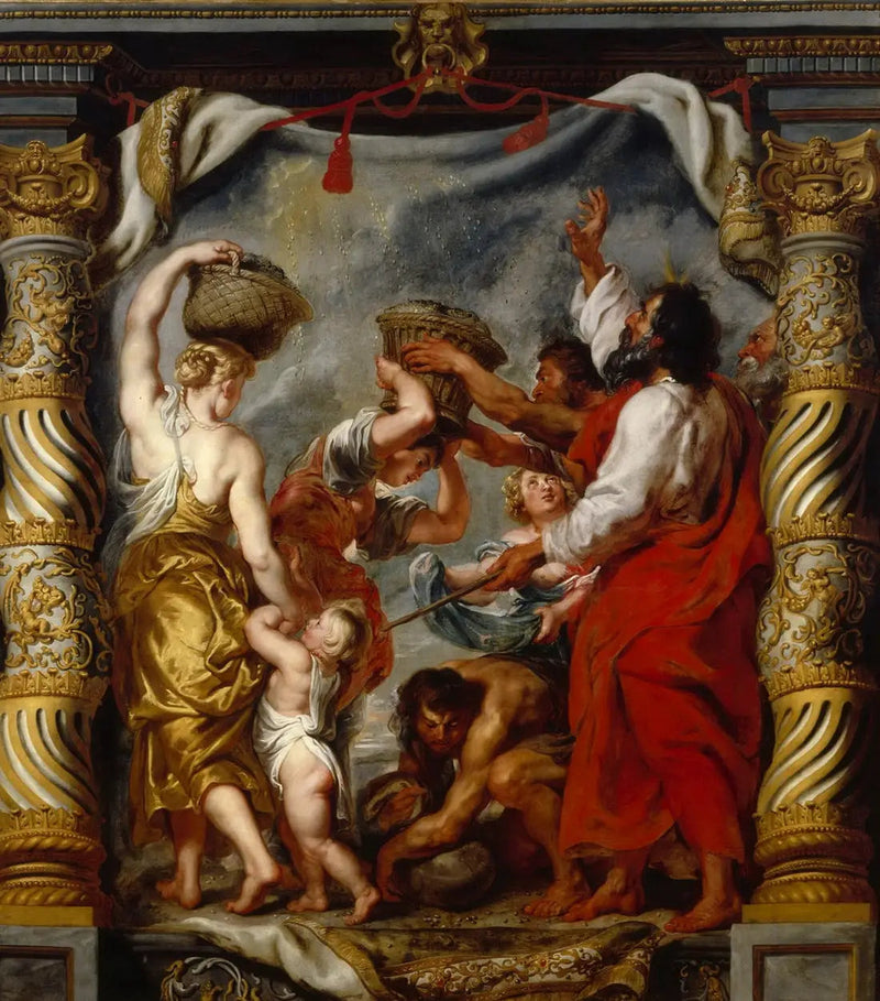 La raccolta della manna - Peter Paul Rubens