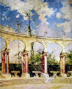 La Colonnata a Versailles - Giovanni Boldini