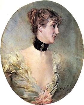 La contessa Ritzer - Giovanni Boldini