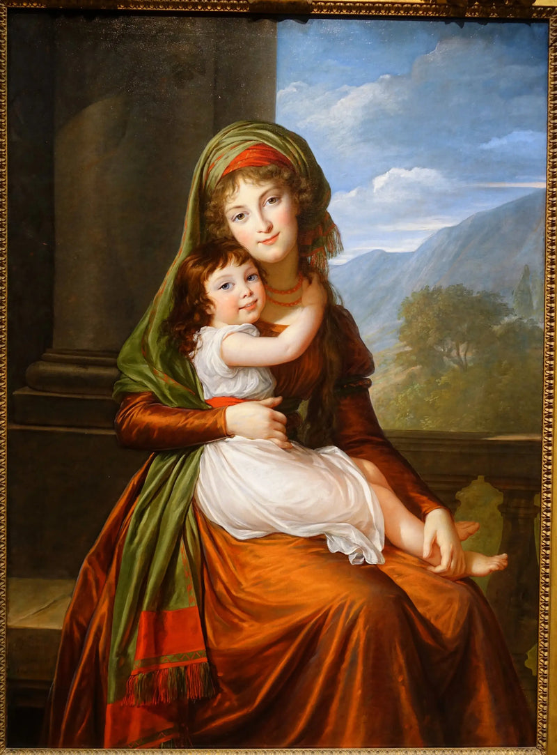La contessa von Schoenfeld con sua figlia - Élisabeth Vigée Le Brun