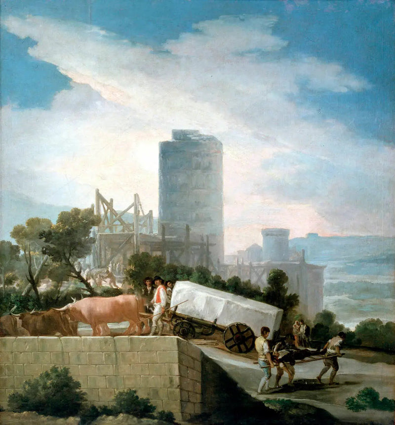La Guida di un aratro - Francisco de Goya