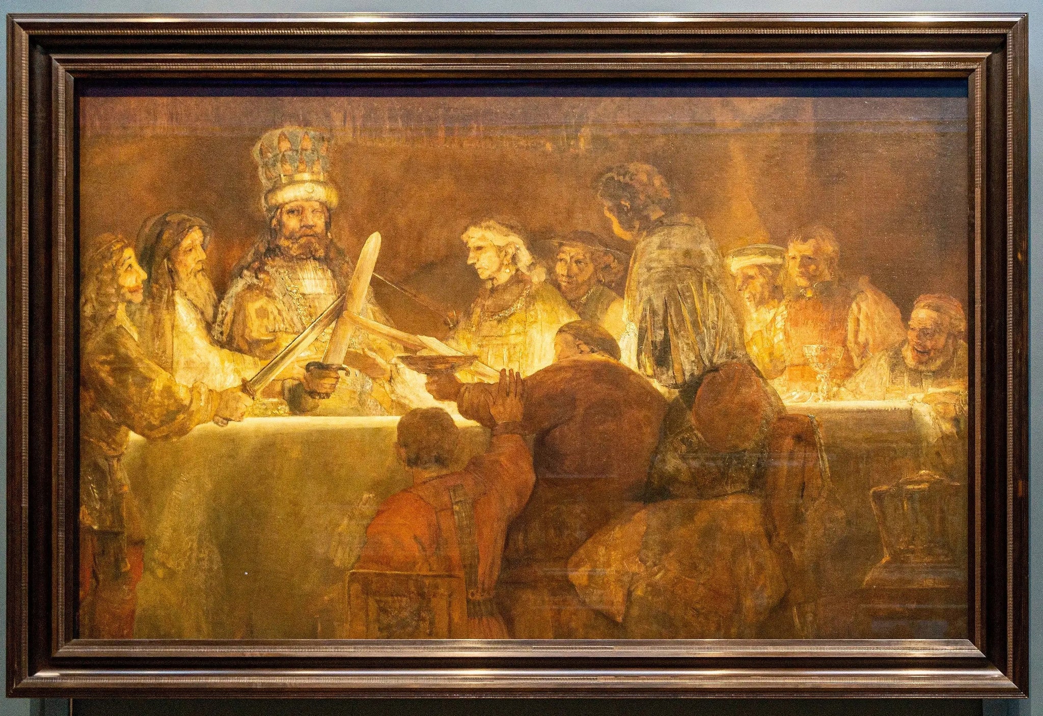 La conjuration de Claude Civilis - Rembrandt image 2 tableau peint à l’huile sur toile