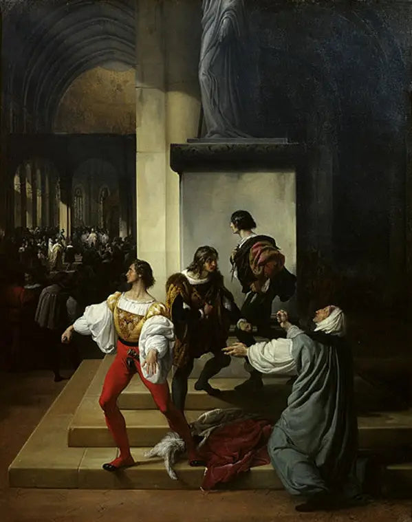 La Conspiration des Lampugnani - Francesco Hayez image 1 reproduction artisanale de tableau