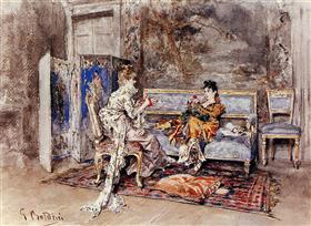 La conversazione - Giovanni Boldini