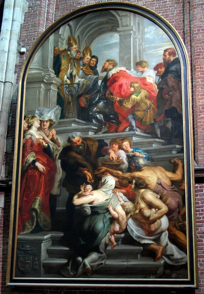 La conversion de saint Bavon - Pietro Paolo Rubens
