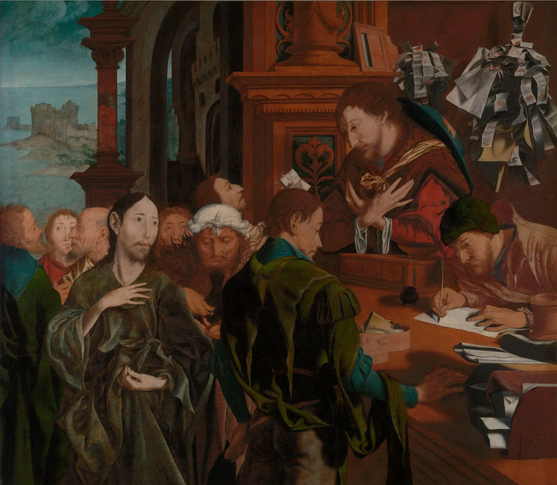 La Conversione di San Matteo - Marinus van Reymerswale