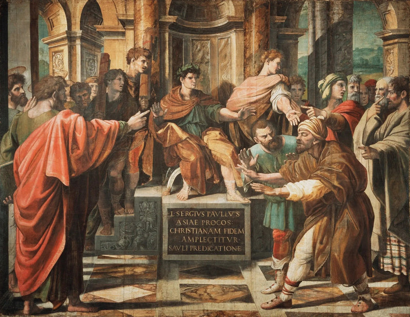 La conversione del proconsole - Raffaello Sanzio