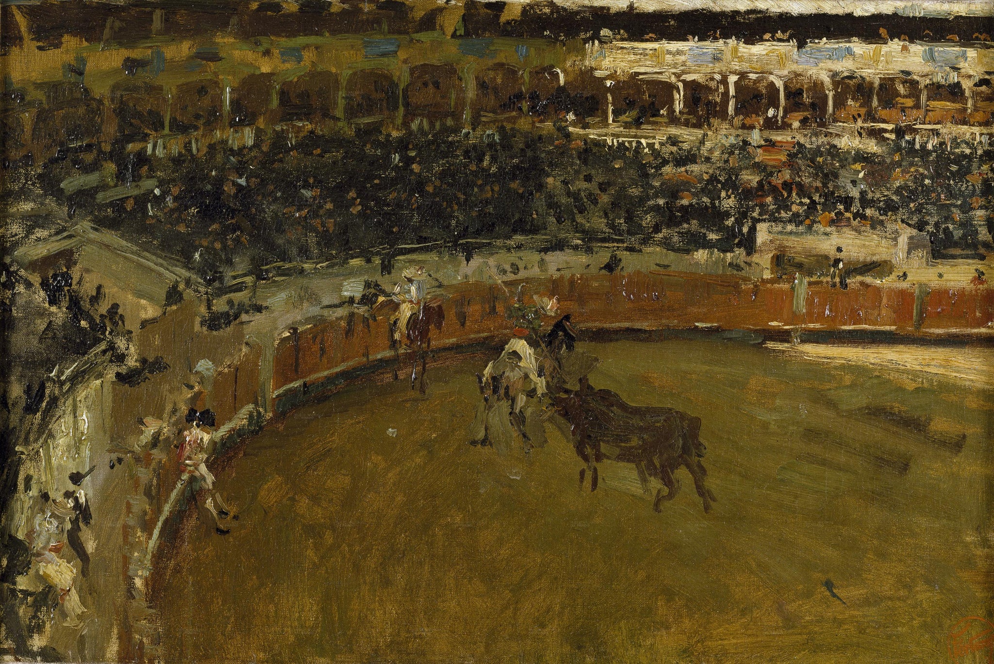 La Corrida de toros - Mariano Fortuny Marsal image 1 copie peinte à la main à l’huile