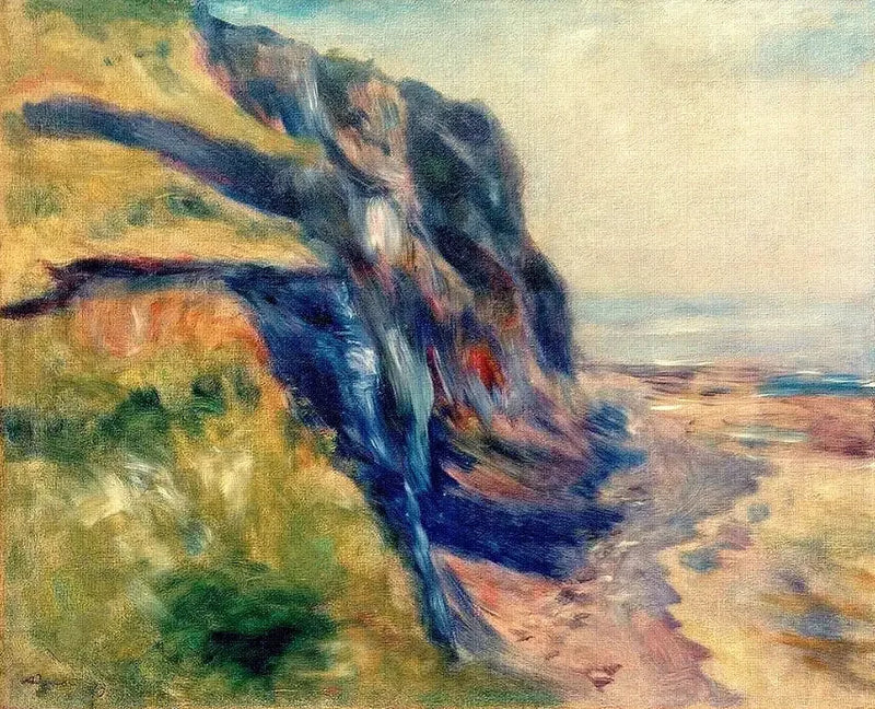 La costa vicino a Dieppe - Pierre-Auguste Renoir
