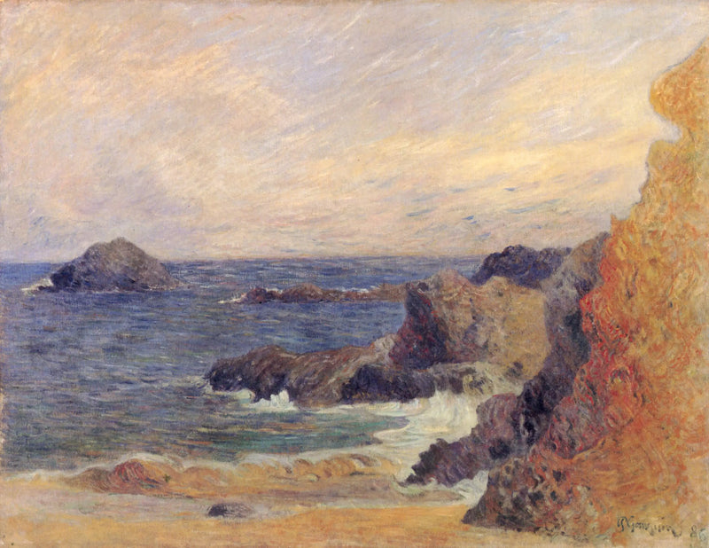 La costa rocciosa - Paul Gauguin