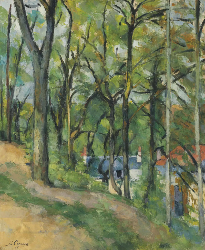 La Côte Saint-Denis a Pontoise - Paul Cézanne