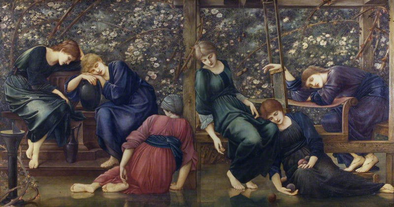La Corte del Giardino (della serie Briar Rose) - Edward Burne-Jones