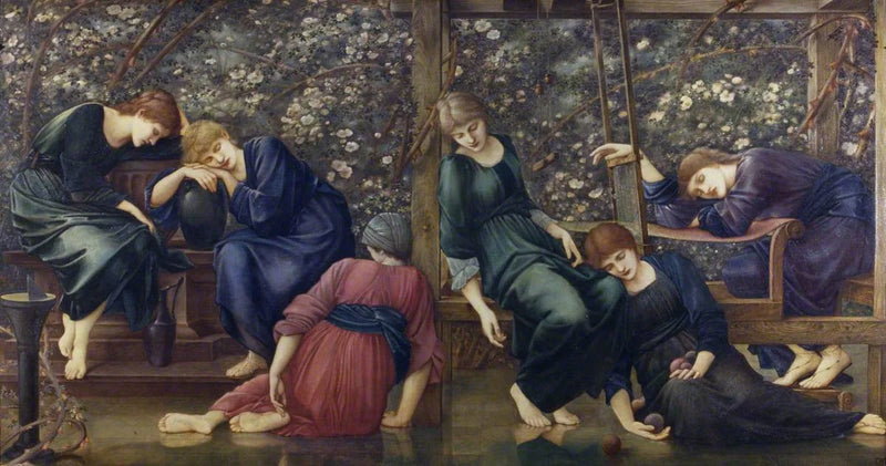 La Corte del Giardino (della serie Briar Rose) - Edward Burne-Jones