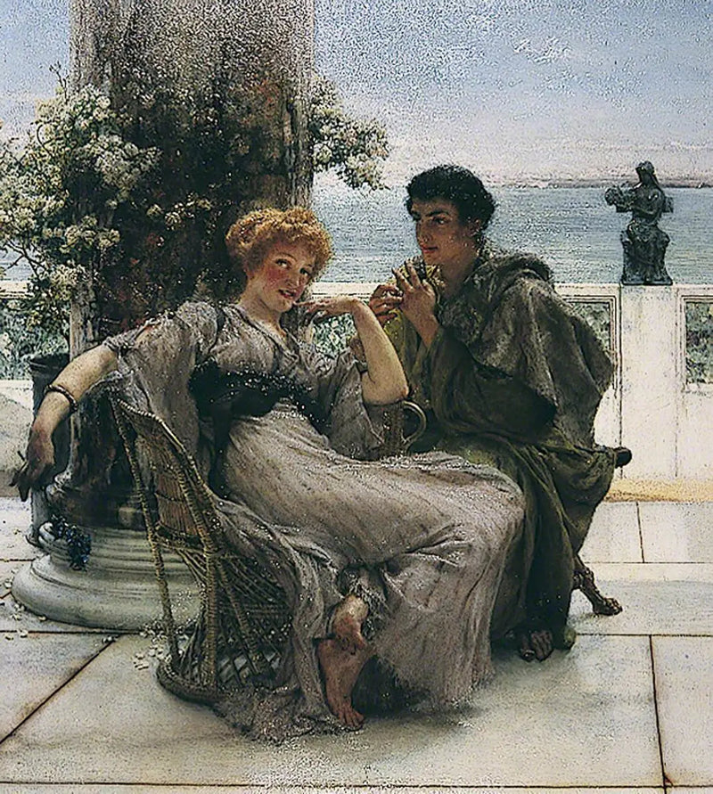 La corte (La proposta) - Lawrence Alma-Tadema