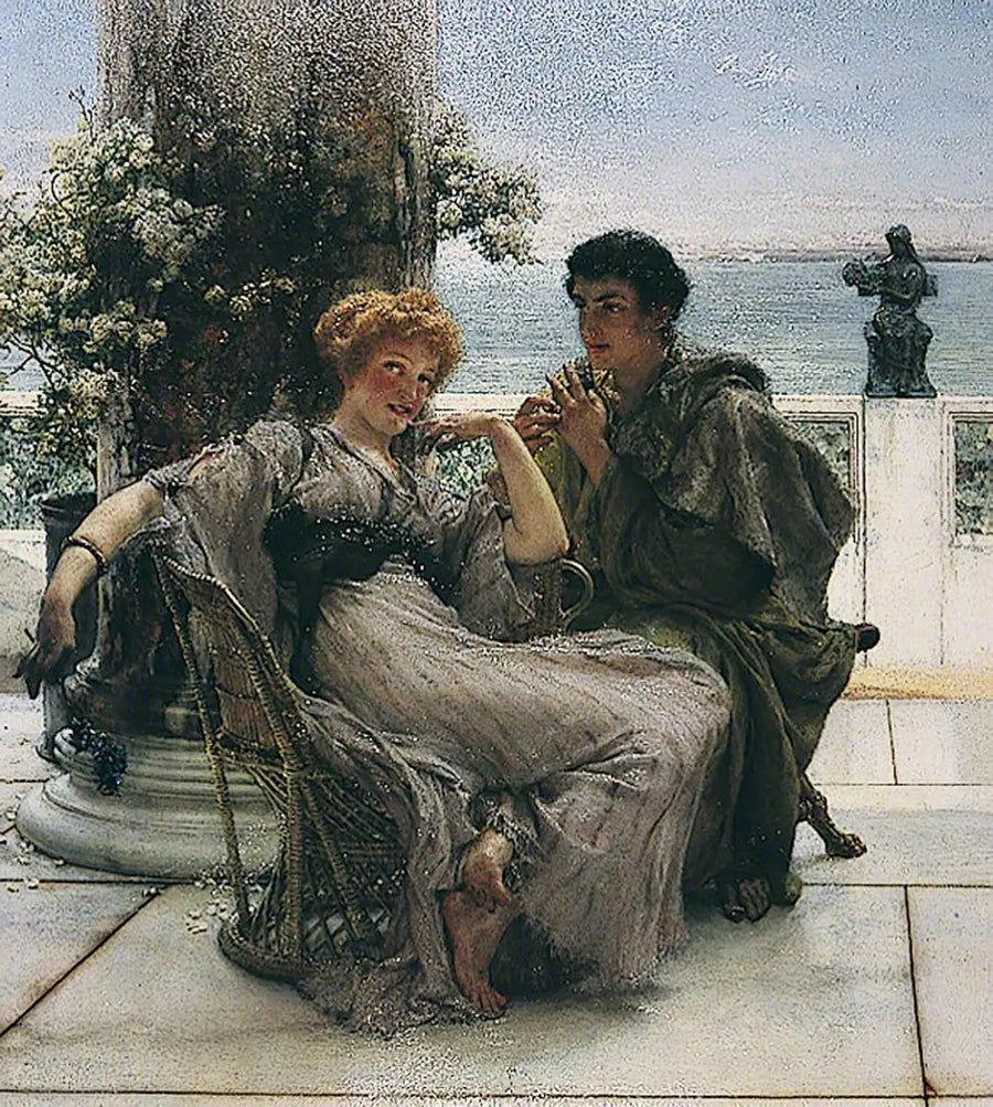 La corte (La proposta) - Lawrence Alma-Tadema