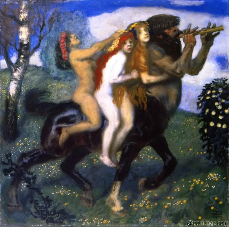 La Corsa - Franz Von Stuck