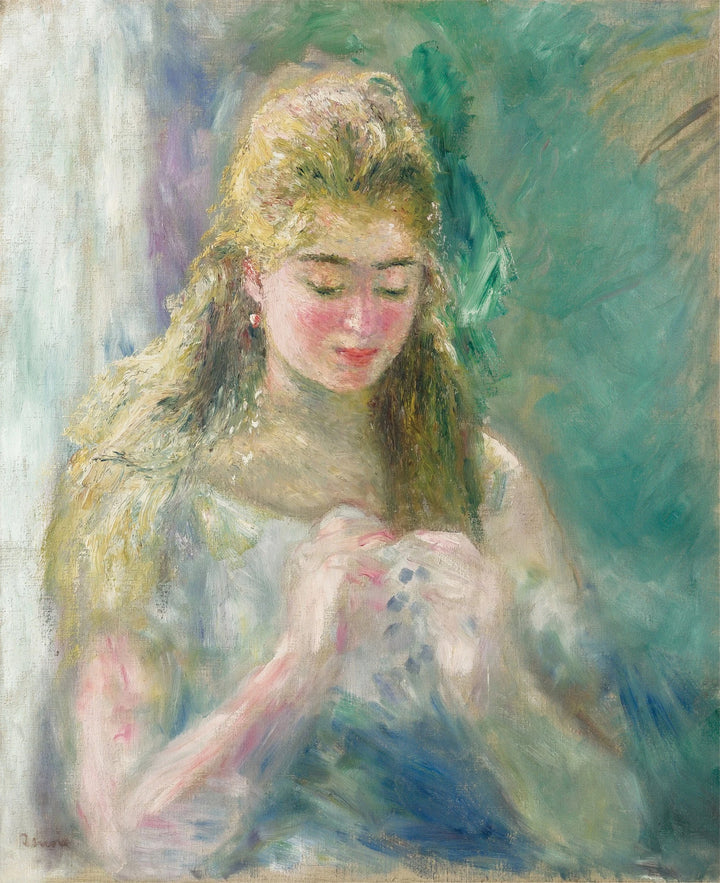 La Couseuse, 1875 - Pierre-Auguste Renoir