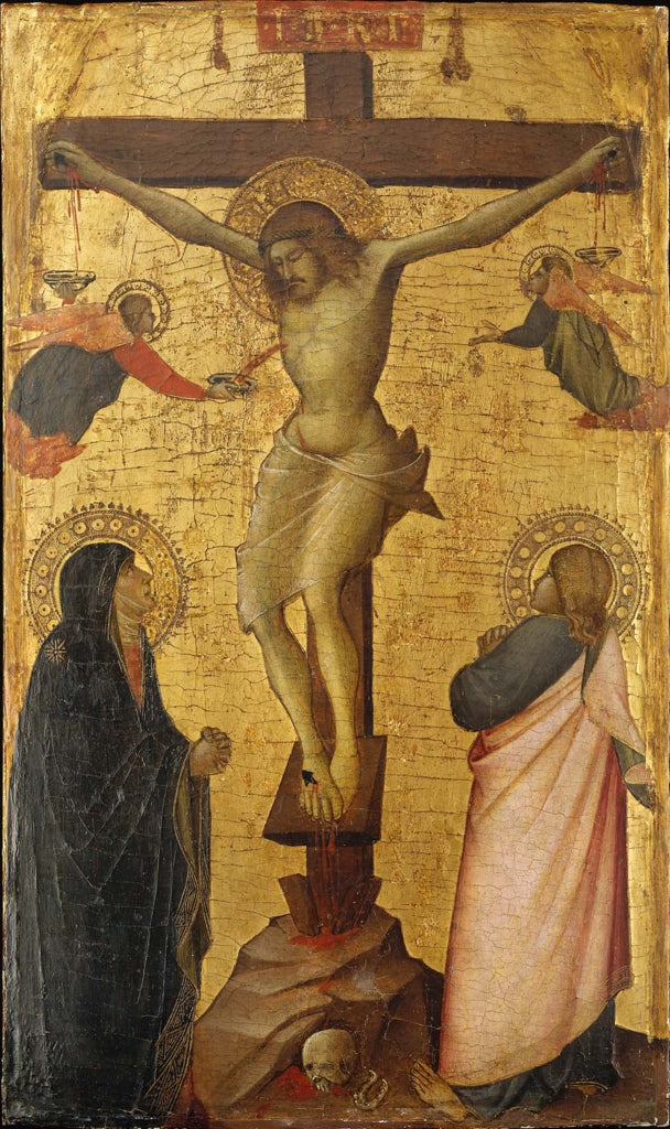 La Crocifissione con la Vergine e san Giovanni - Agnolo Gaddi