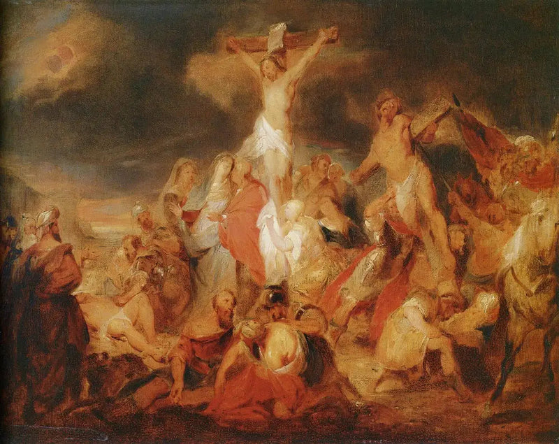 La crocifissione - Eugène Delacroix