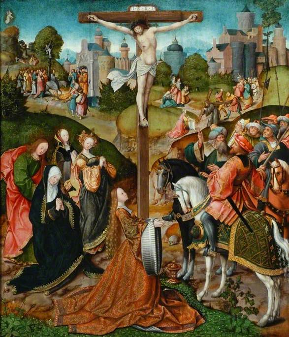 La Crocifissione - Jacob Cornelisz van Oostsanen