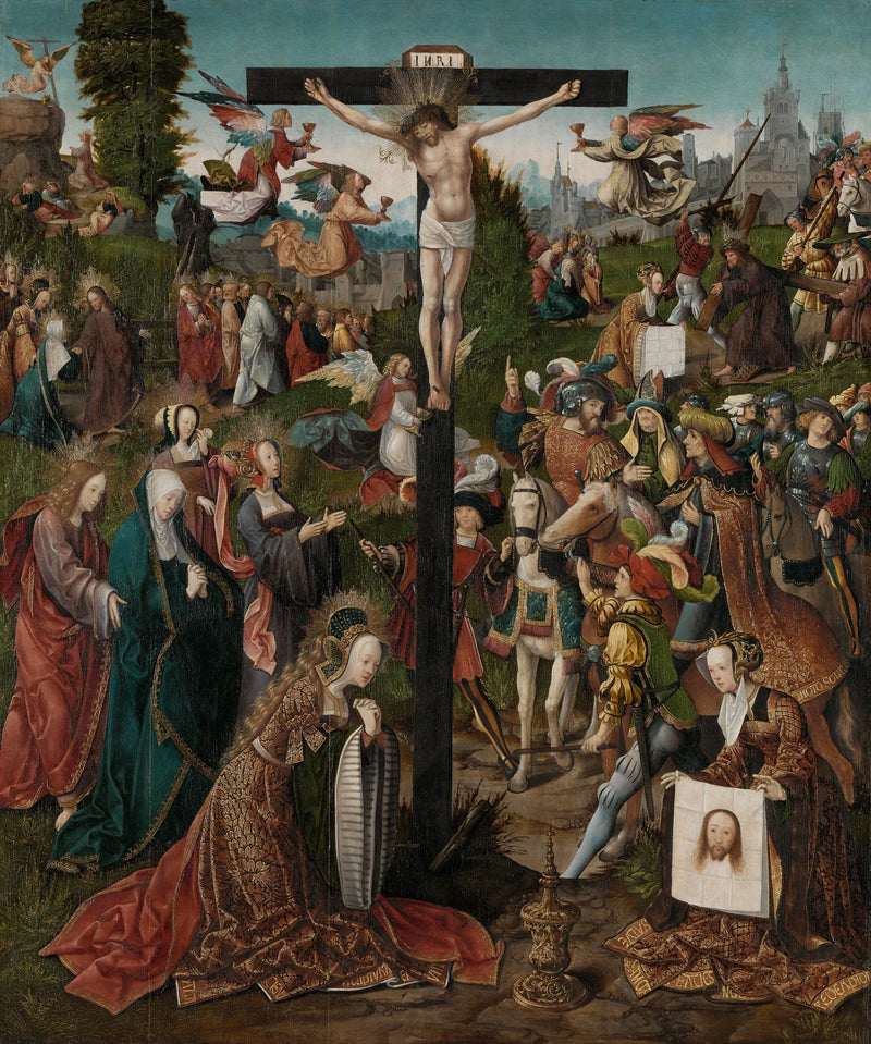 La Crocifissione - Jacob Cornelisz van Oostsanen