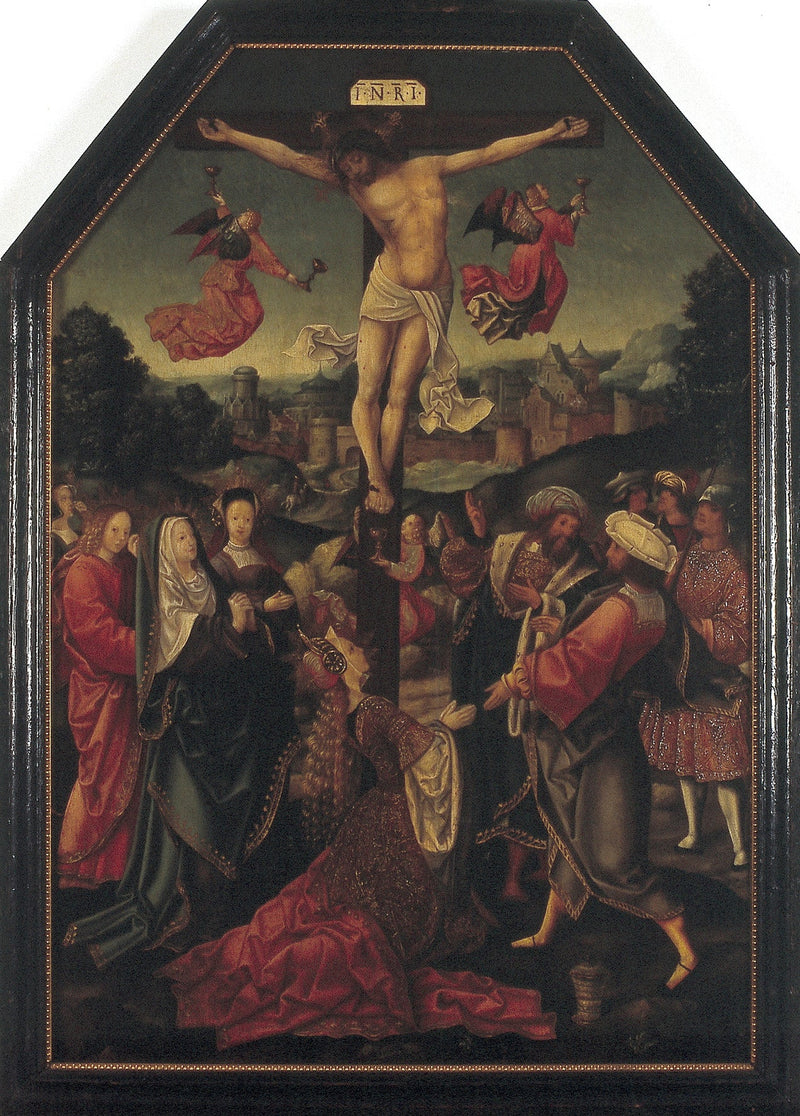 La crocifissione - Jacob Cornelisz van Oostsanen