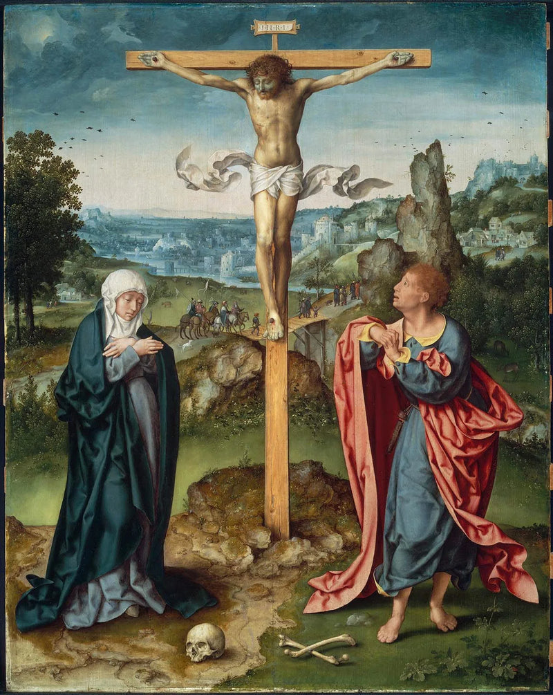 La Crocifissione - Joos van Cleve