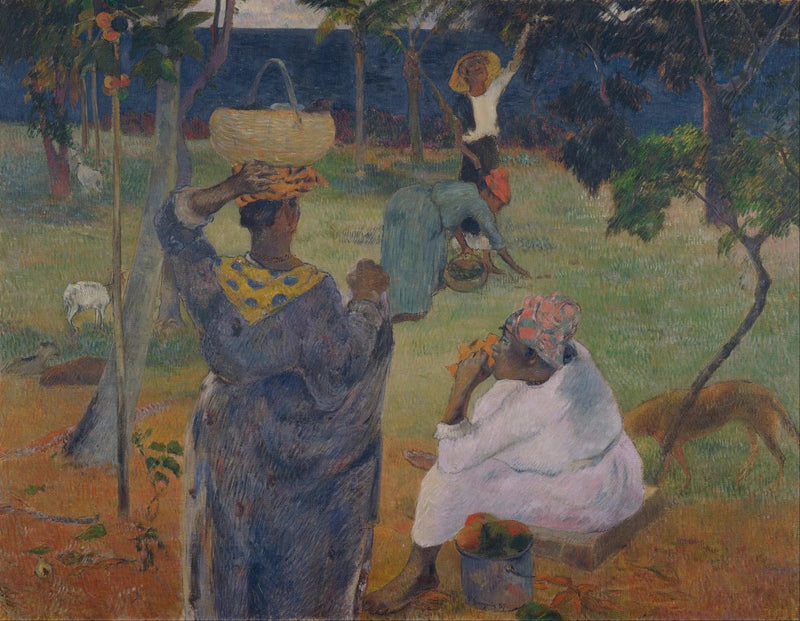 La Raccolta della Frutta, o Alle Mango - Paul Gauguin