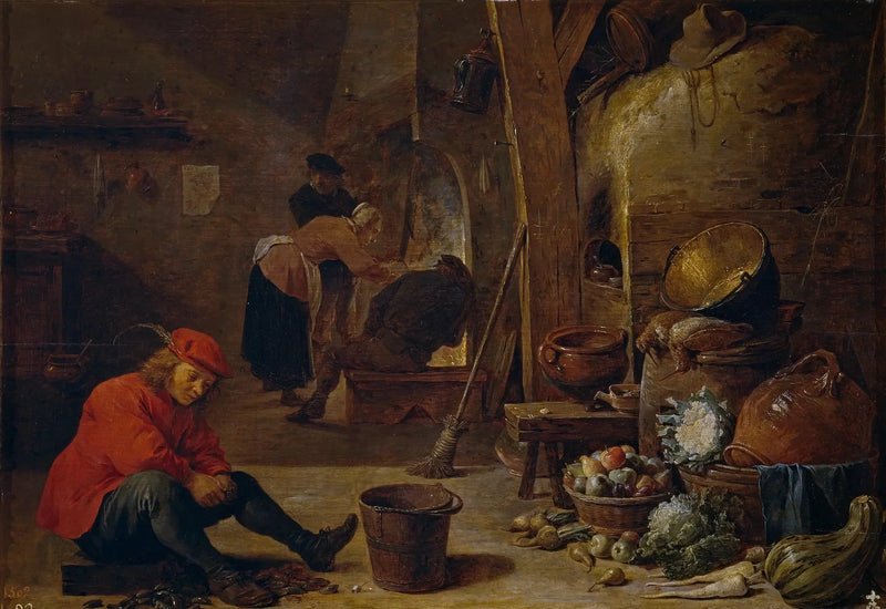 La cucina - David Teniers il Giovane