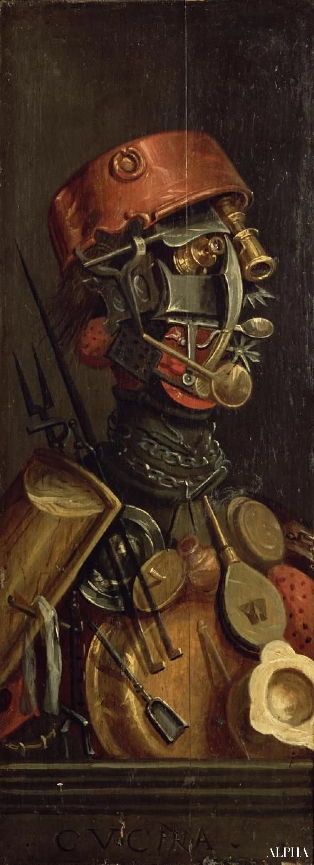La cuisinière - Arcimboldo - Reproductions de tableaux et peintures haut de gamme