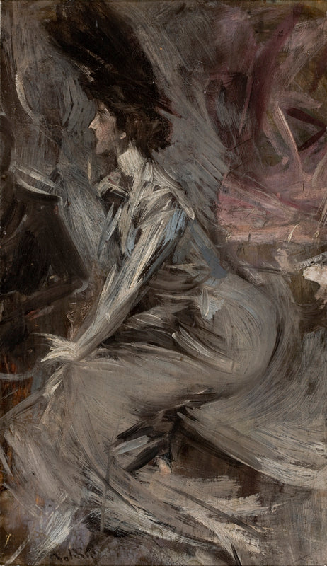La donna seduta (La conversazione) - Giovanni Boldini