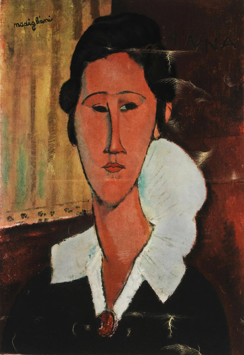 La donna con il colletto - Amedeo Modigliani