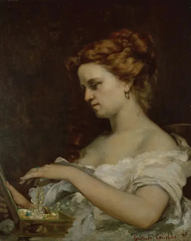 La Dama con i gioielli - Gustave Courbet