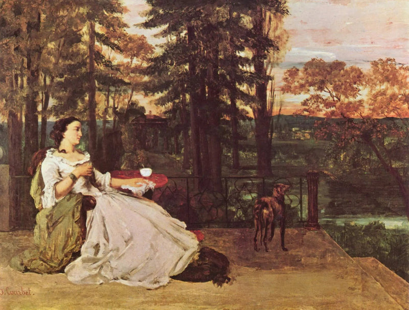 La Dama di Francoforte - Gustave Courbet
