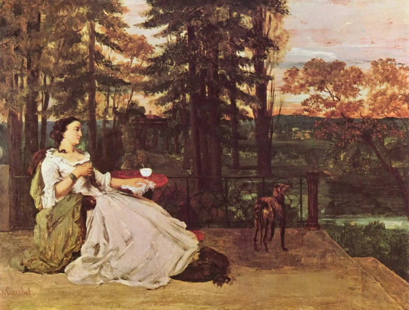 La Dama di Francoforte - Gustave Courbet