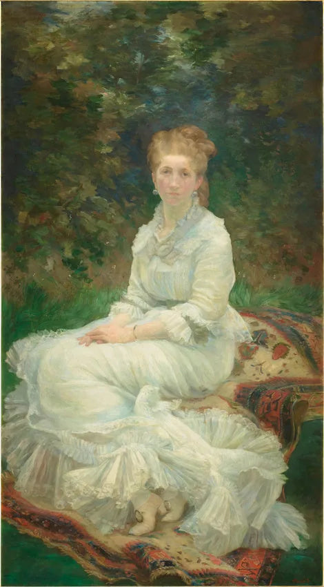La Dama in bianco - Marie Bracquemond