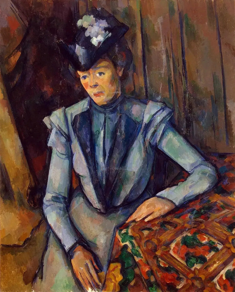 La Signora in blu - Paul Cézanne