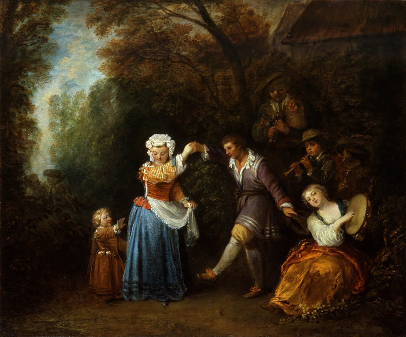 La danza country - Antoine Watteau