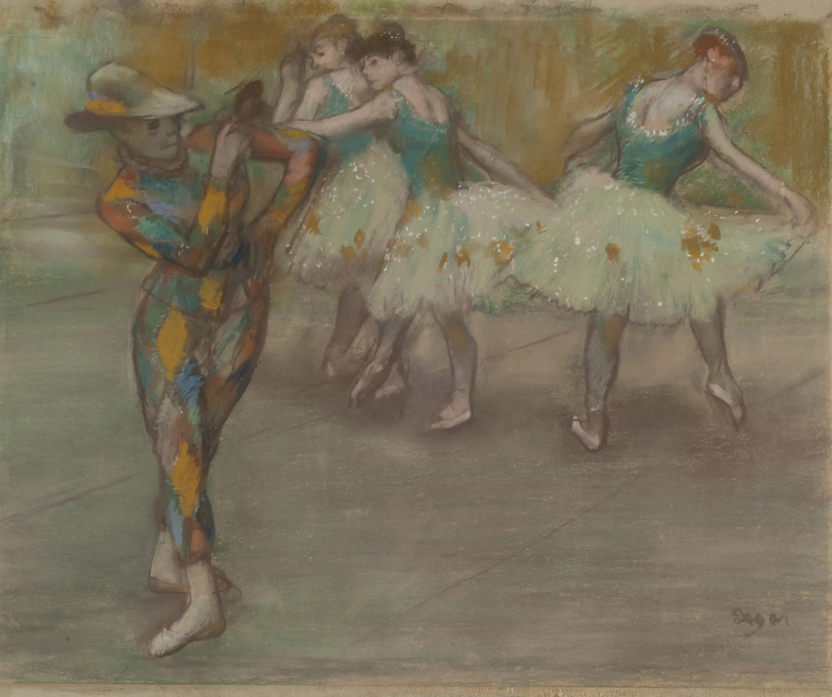 La Danse d'Arlequin - Edgar Degas image 1 reproduction réalisée par Alpha Reproduction
