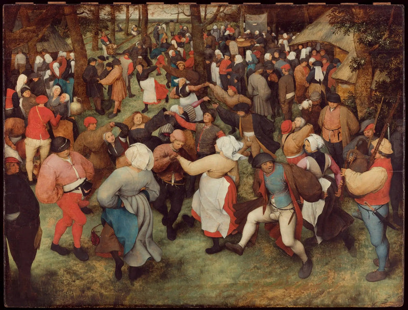 La Danza della sposa all'aperto - Pieter Brueghel il Vecchio