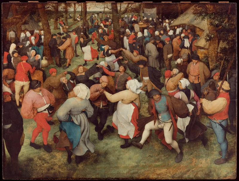La Danza della sposa all'aperto - Pieter Brueghel il Vecchio
