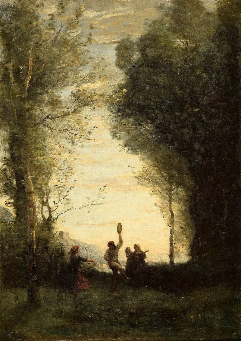 La Danse italiana - Jean-Baptiste Camille Corot