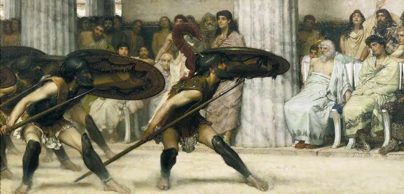 La danza pirrica - Lawrence Alma-Tadema