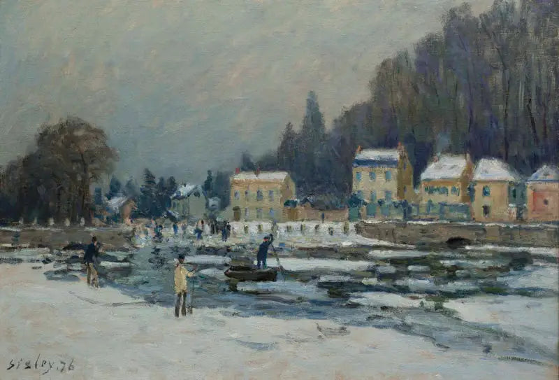 La Débacle della Senna a Port-Marly - Alfred Sisley