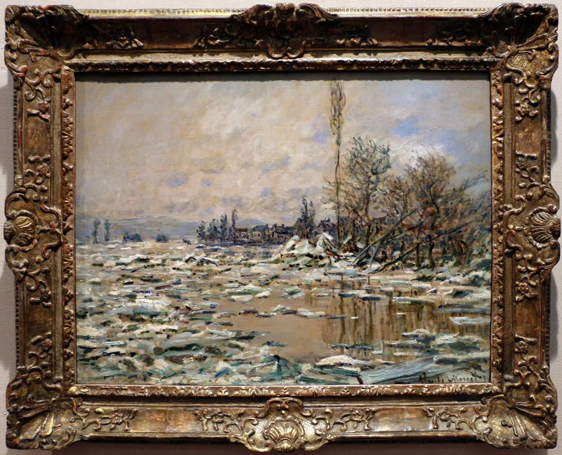 La Débâcle, Tempo Grigio - Claude Monet