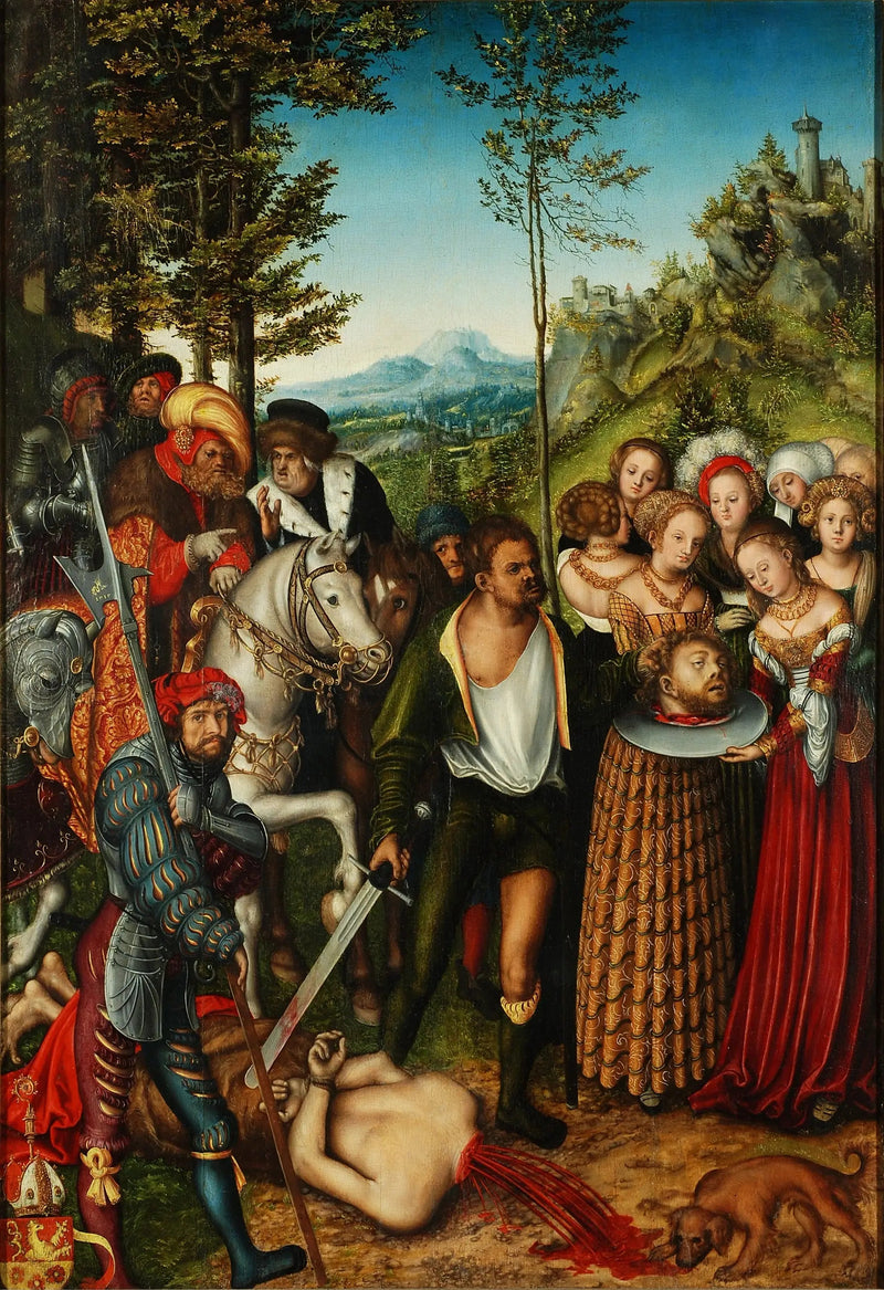 La decapitazione di san Giovanni Battista - Lucas Cranach il Vecchio