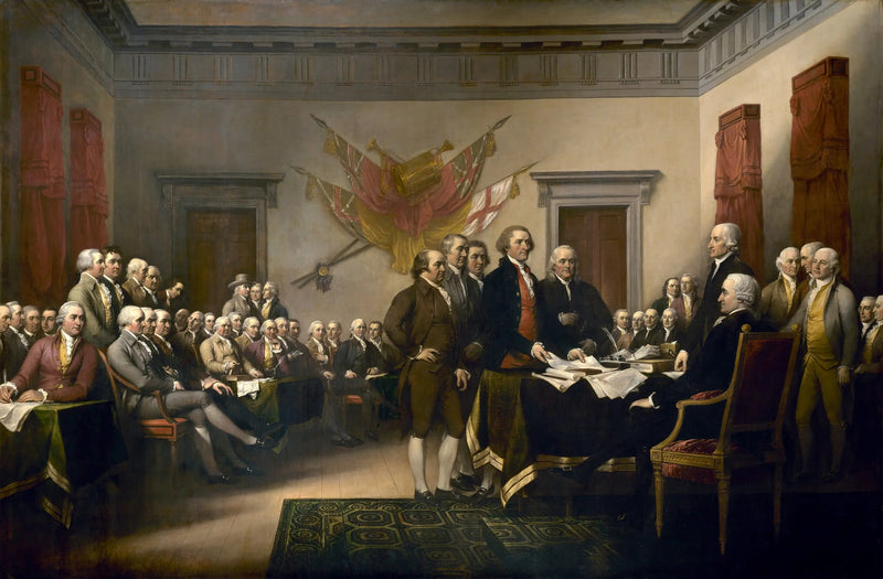 La Dichiarazione d'indipendenza - John Trumbull
