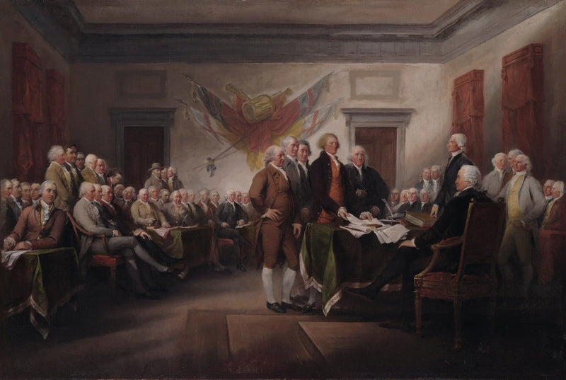 La Dichiarazione d'indipendenza, 4 luglio 1776 - John Trumbull
