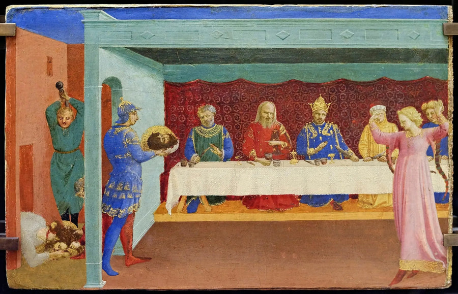 La Decollazione di san Giovanni Battista e il Banchetto di Erode - Fra Angelico