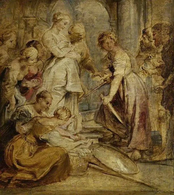 La découverte d'Achille parmi les filles de Lycomède